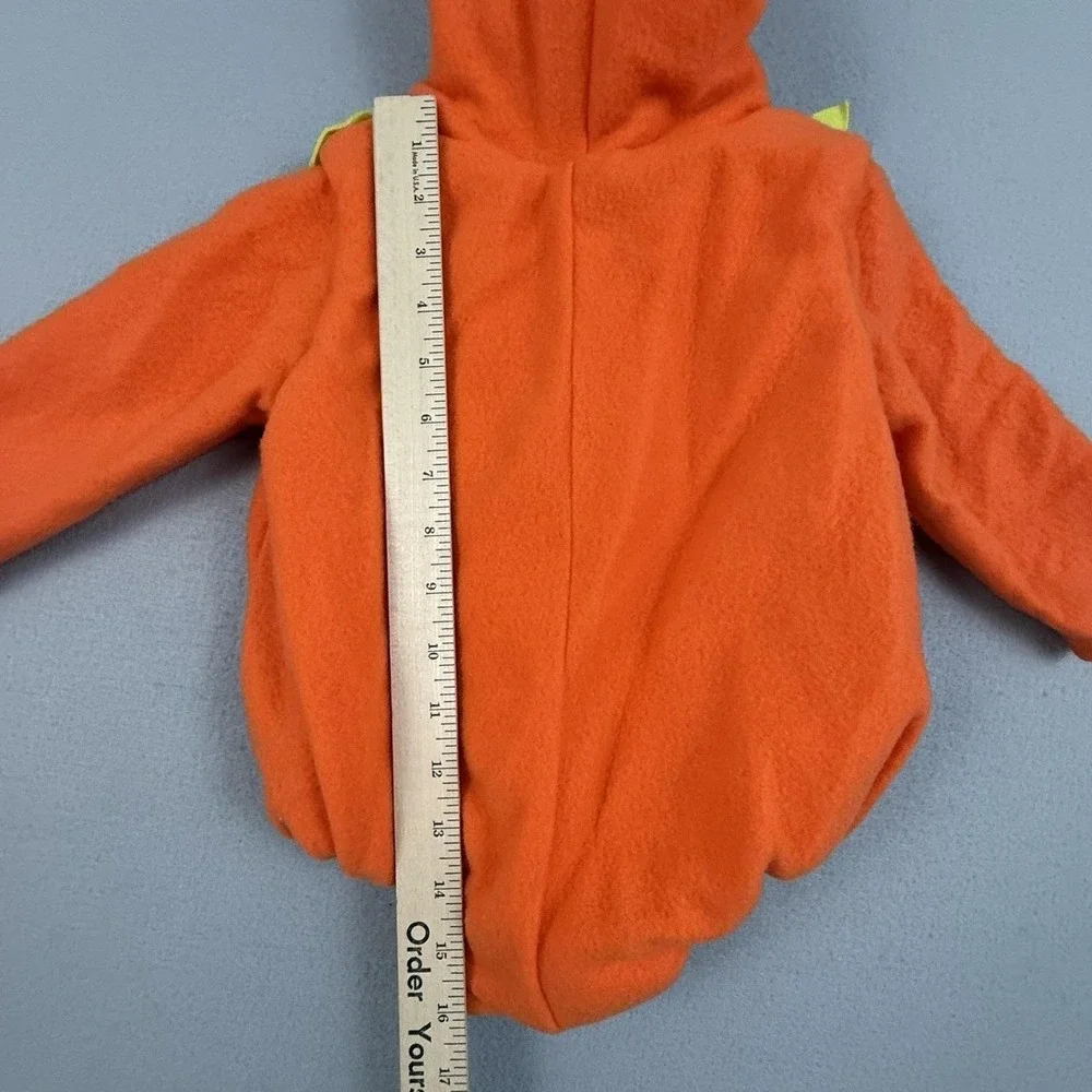 Clothing Pumpkin Costume Unisex Baby Orange Fleece Hooded Romper Mingyilu
